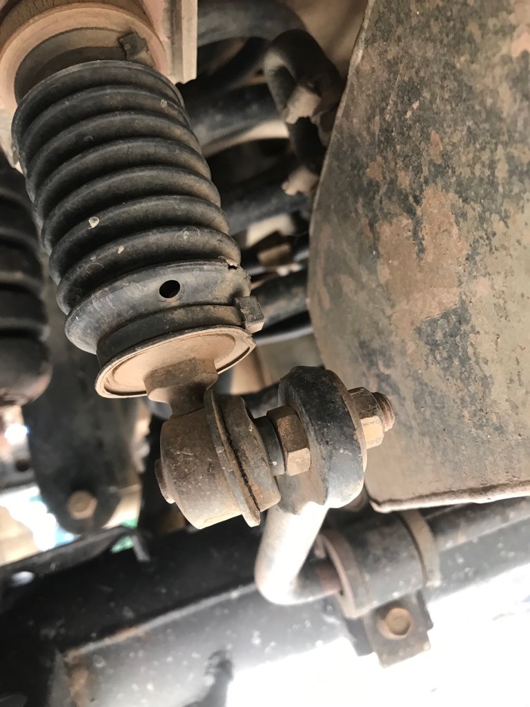 Factory sway bar disconnect issue
