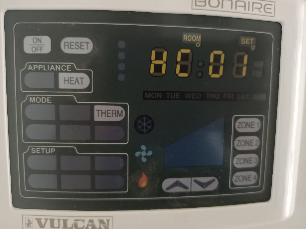 Sale > vulcan ducted heating control panel > in stock